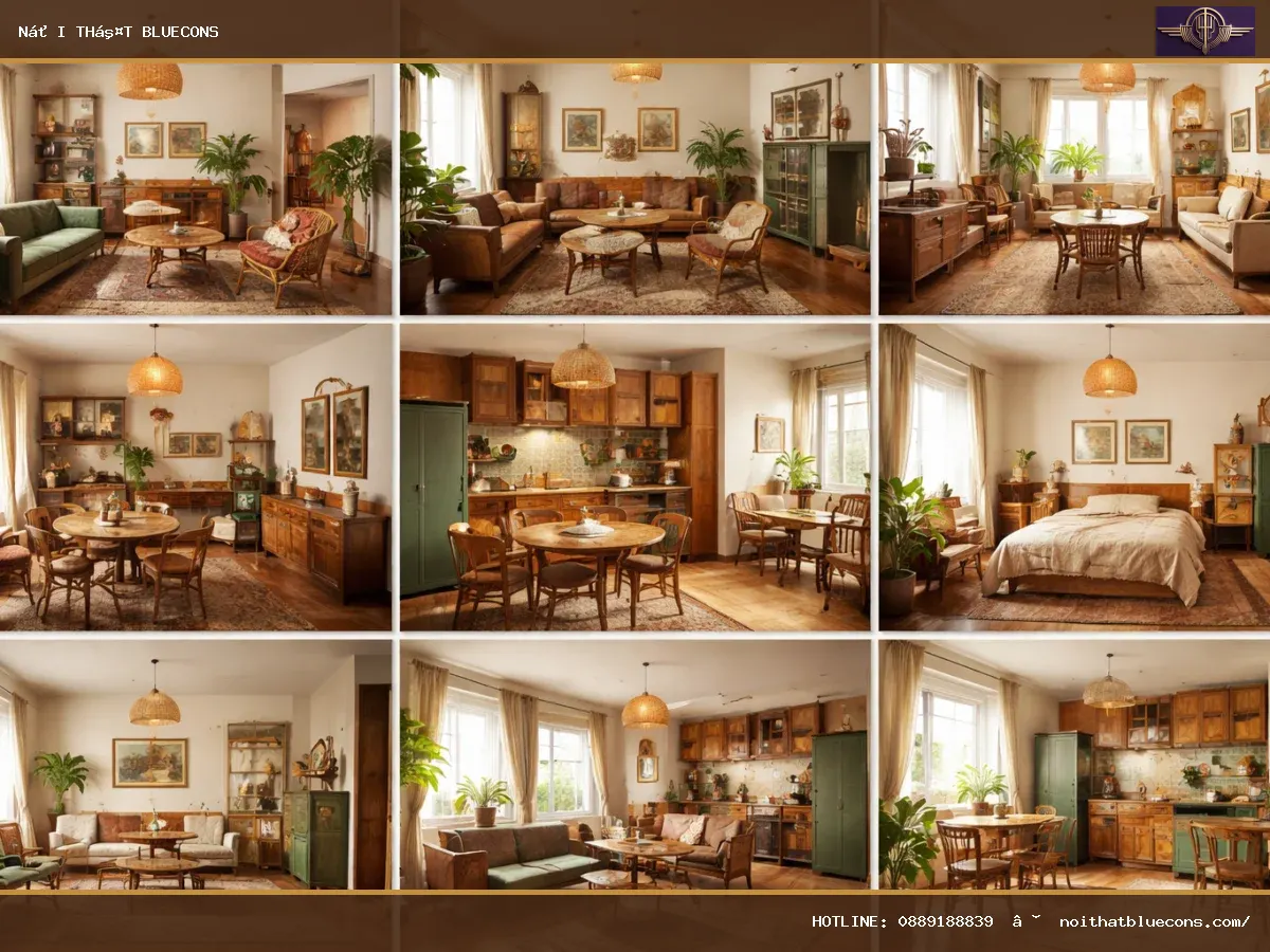 10+ Thiết Kế Chung Cư Phong Cách Vintage – ảnh minh họa Bluecons