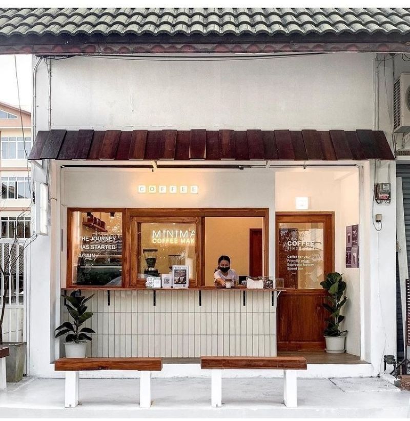 Quầy Pha Chế Cafe Mini 14 Thiết kế quầy pha chế nhỏ