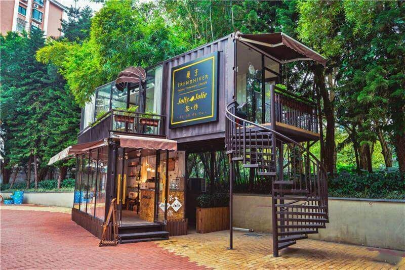 Thi Công Quán Cafe Container 14 Không gian quán cafe container độc đáo