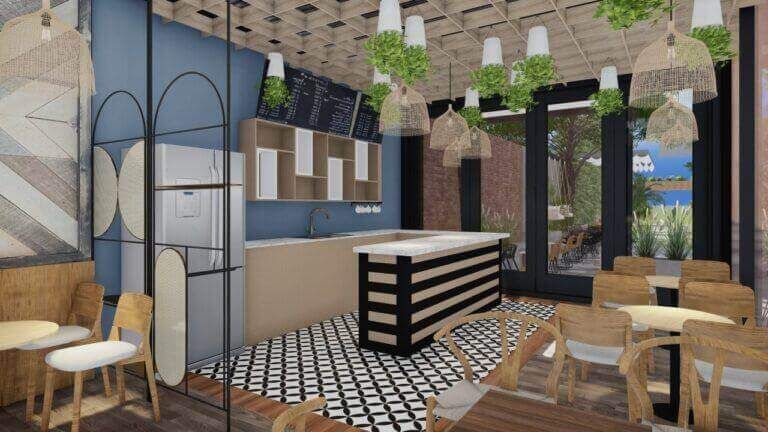 Thi Công Quán Cafe Tại Củ Chi 12 Thiết kế quán cafe đẹp Sai Gon Land tại Củ Chi