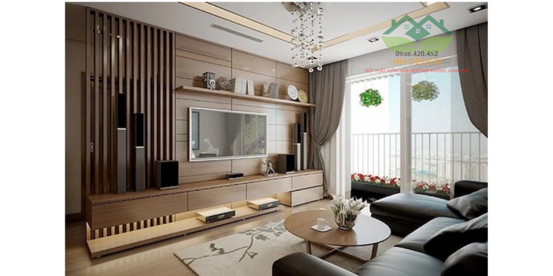 Phòng khách nhà phố đẹp