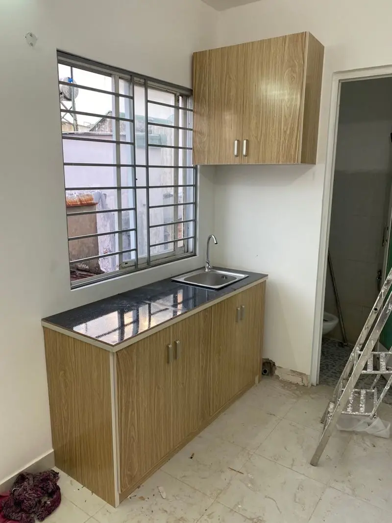 Kệ Bếp Gỗ Công Nghiệp