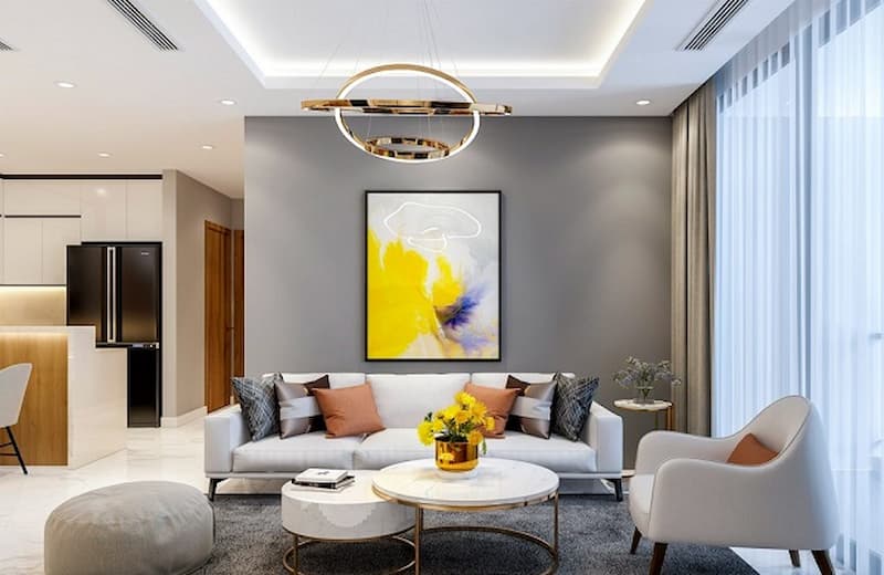 Phong cách thiết kế nội thất chung cư Mỹ