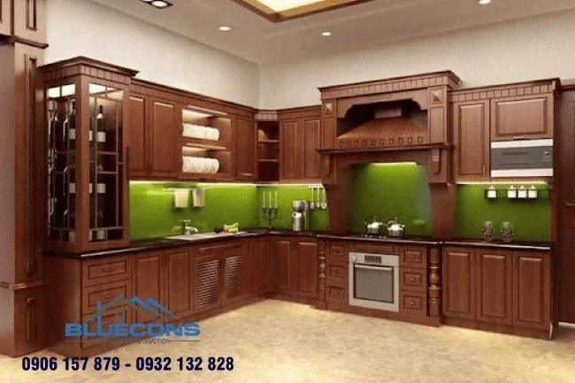 Tiêu chuẩn chọn kích thước tủ bếp treo tường cho nhà phố