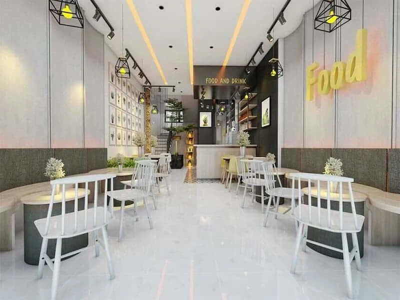 Bàn giao dự án quán cafe đẹp