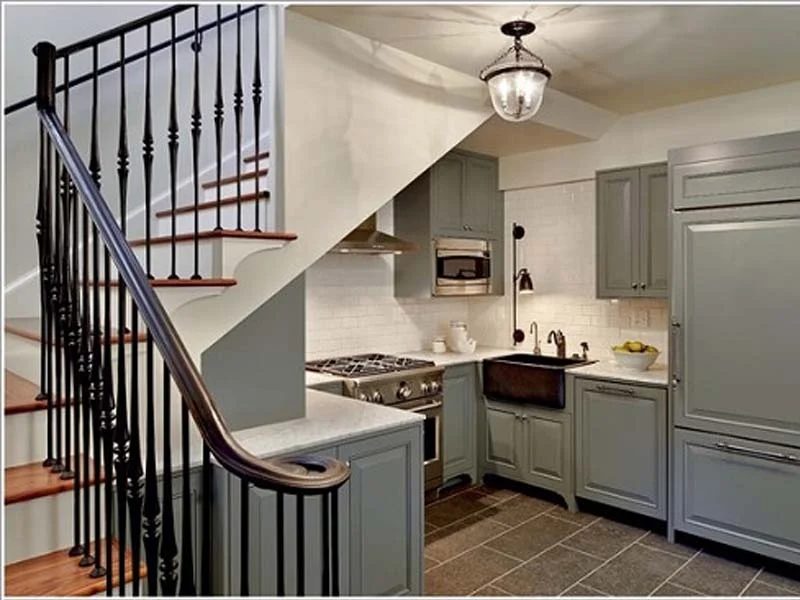 Tủ bếp dưới gầm cầu thang 55 Phá cách nội thất với tủ bếp dưới gầm cầu thang hottrend 2022