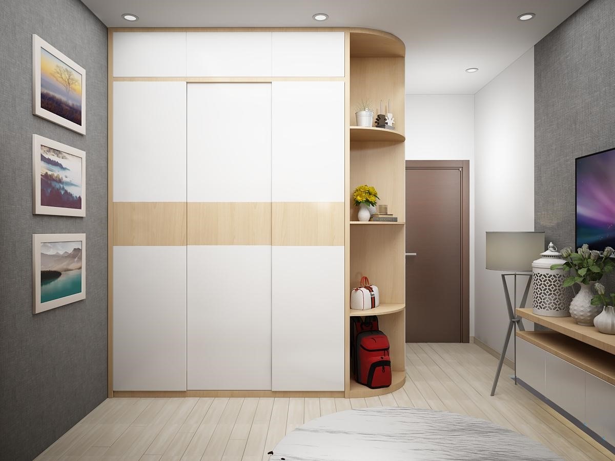 Tủ cửa lùa 3 cánh 2 Tủ cửa lùa