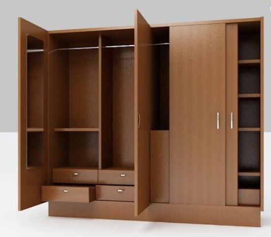 Tủ Quần Áo Có Kệ Trang Trí 8 Tiết kiệm chi phí
