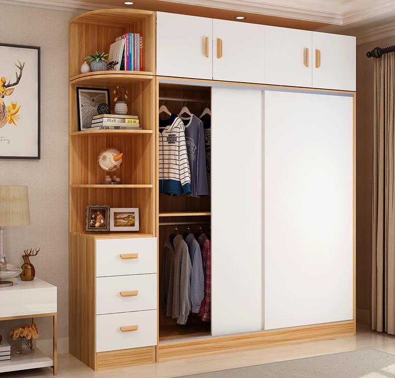 Tủ cửa lùa 3 cánh 3 Tủ quần áo cửa lùa