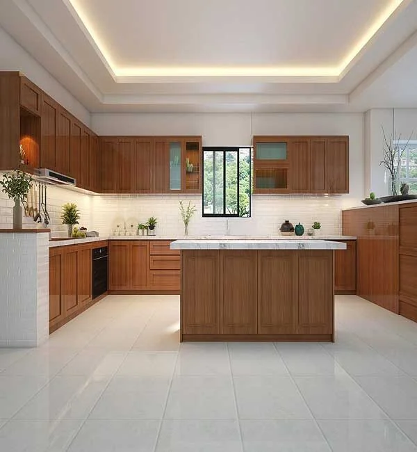 mẫu tủ bếp đẹp bằng gỗ