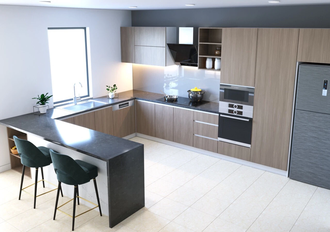 tu-bep-Laminate4 Bếp hình chữ U