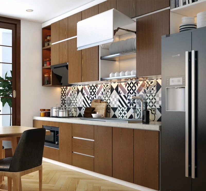 tu-bep-lamilate-1 Tủ bếp gỗ công nghiệp mdf