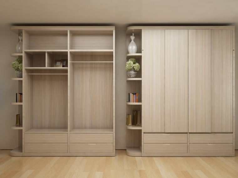 Tủ quần áo melamine 2 Tủ quần áo melamine