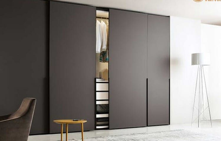 Tủ Quần Áo 6 Cánh 14 Mẫu tủ quần áo gỗ công nghiệp 6 cánh cửa lùa