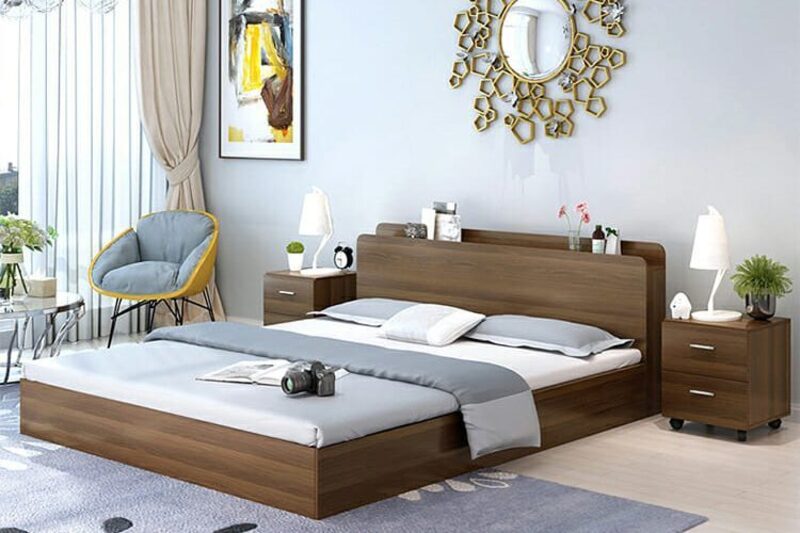Giường ngủ gỗ HDF với những ưu điểm ấn tượng