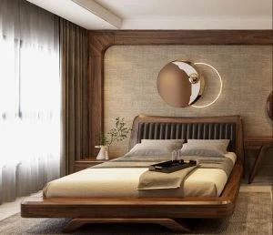 Mẫu giường gỗ xoan đào 2mx2m2 