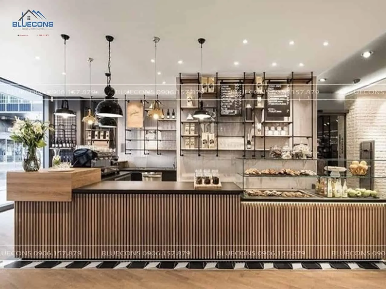 10+ Mãu Quầy cafe đẹp phong cách