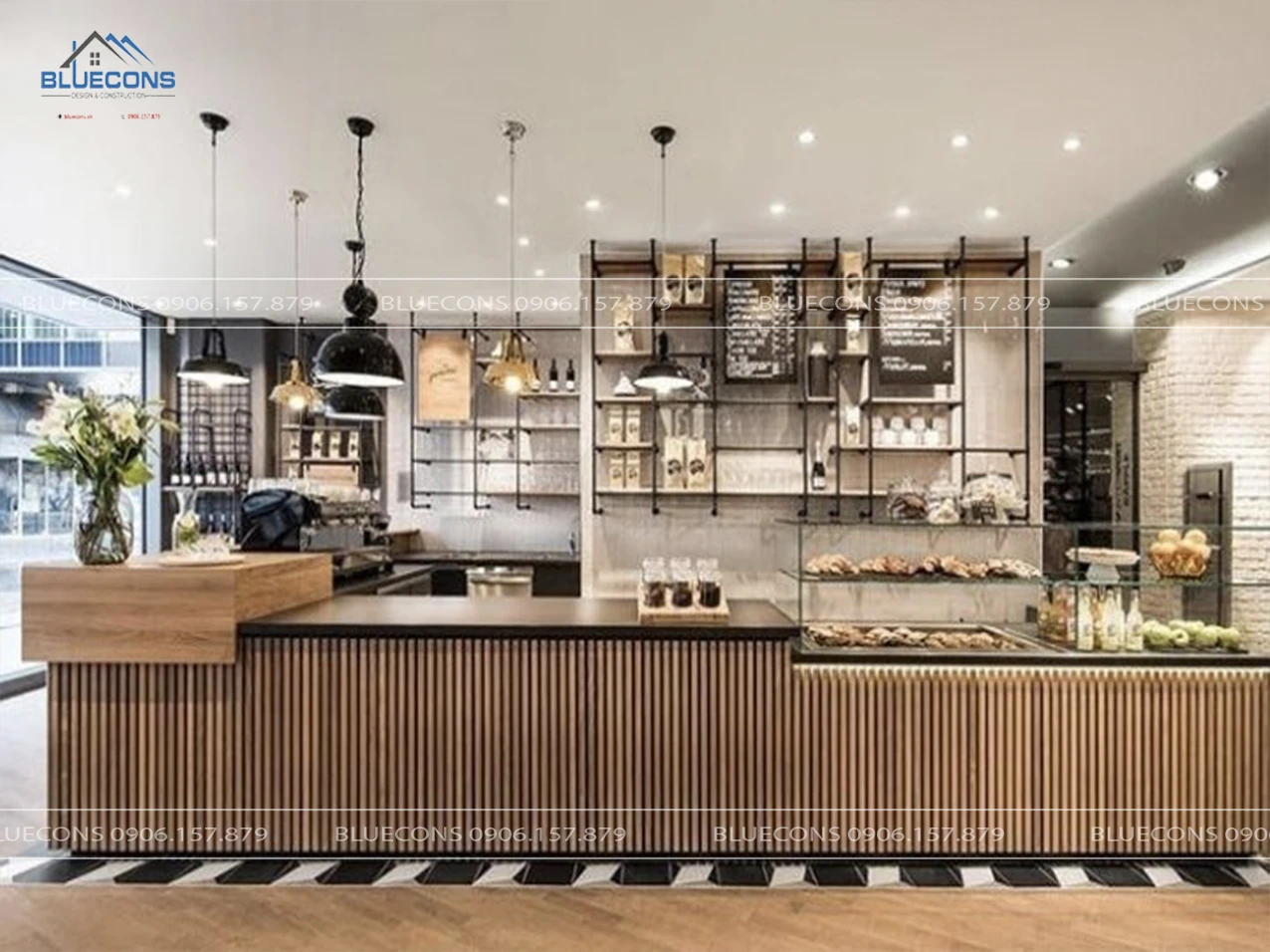 6-1 10+ Mẫu Quầy cafe đẹp phong cách