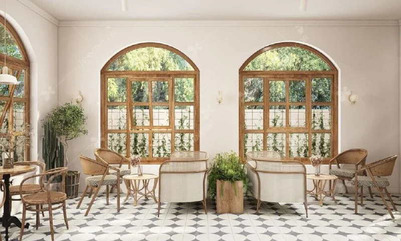thiết kế quán cafe diện tích 100m2