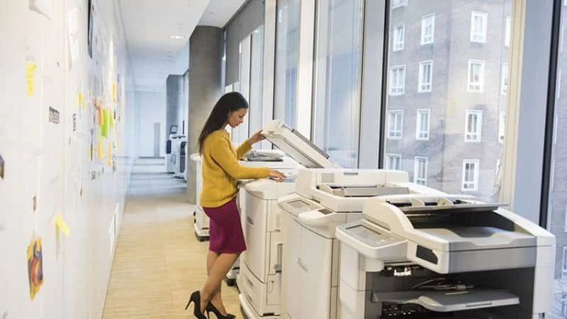 thiết kế cửa hàng photocopy