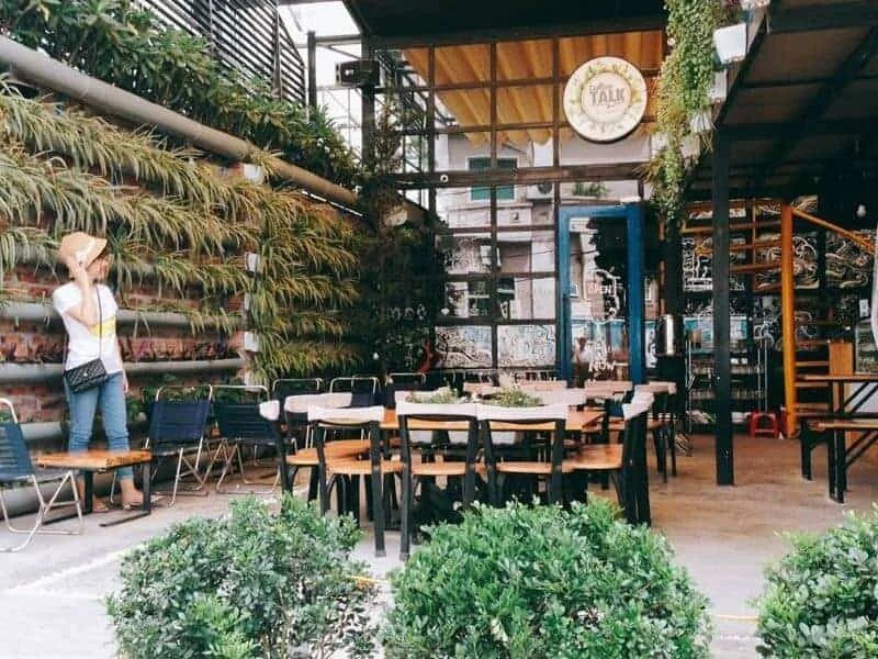 Quán cafe nhỏ thiết kế mô hình cóc 