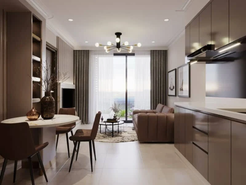thiết kế nhà chung cư 50m2