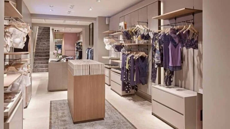 thiết kế shop đồ ngủ