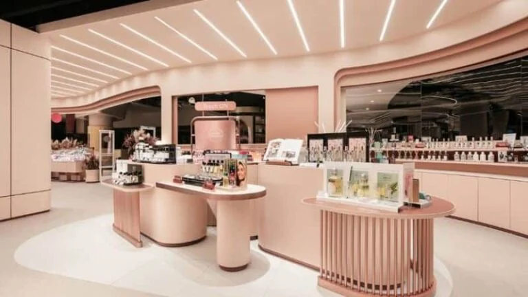 thiết kế shop mỹ phẩm trọn gói