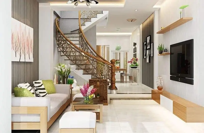 Thiết kế đi kèm với cầu thang bộ