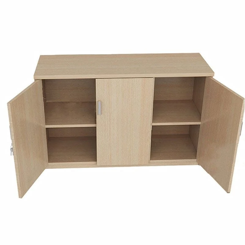 Tủ tài liệu gỗ công nghiệp 3 cánh dáng thấp tiện lợi