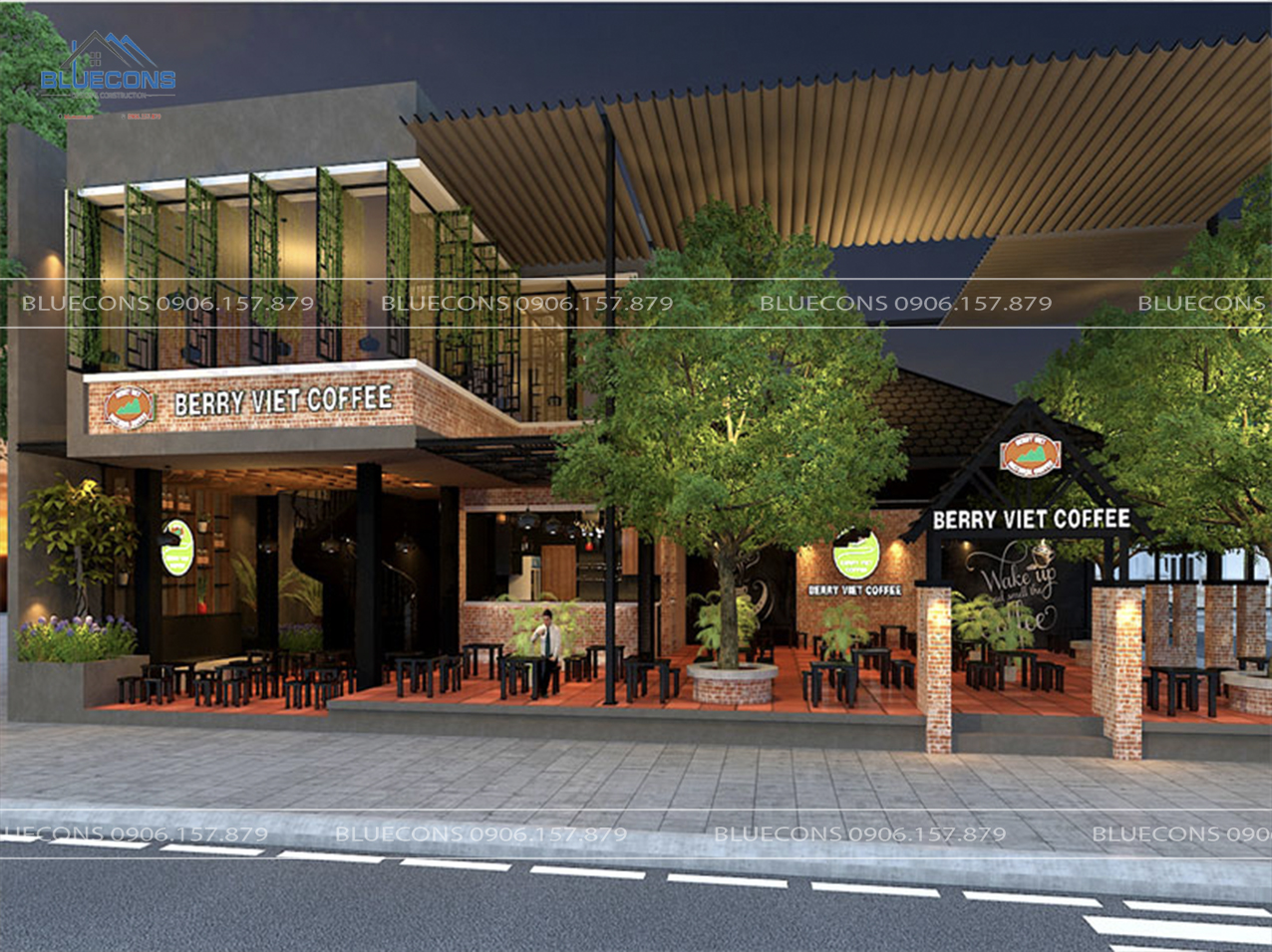 14-1 THIẾT KẾ QUÁN CAFE SÂN VƯỜN