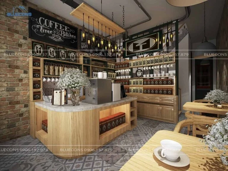                                                                                             CÁCH BỐ TRÍ QUẦY CAFE TIỆN DỤNG, TIẾT KIỆM KHÔNG GIAN