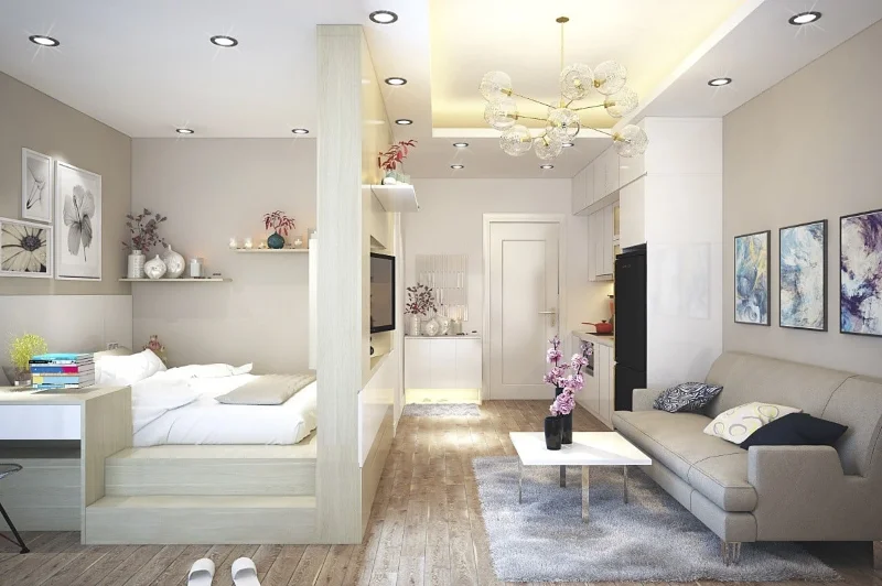 thiết kế căn hộ mini 30m2
