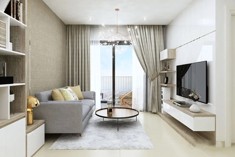 Can-ho-50m2-phong-cach-hien-dai Thiết Kế Căn Hộ Nhỏ 50m2