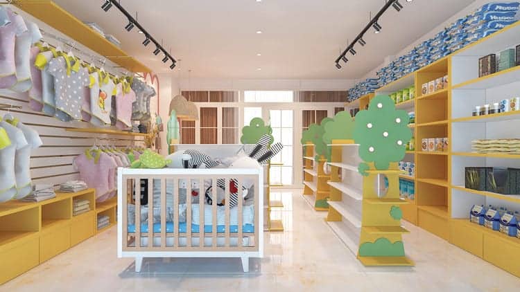 Thiết Kế Shop Mẹ Và Bé Nhỏ 1 Thiết Kế Shop Mẹ Và Bé Nhỏ