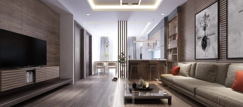 thiết kế nhà chung cư đẹp 80m2