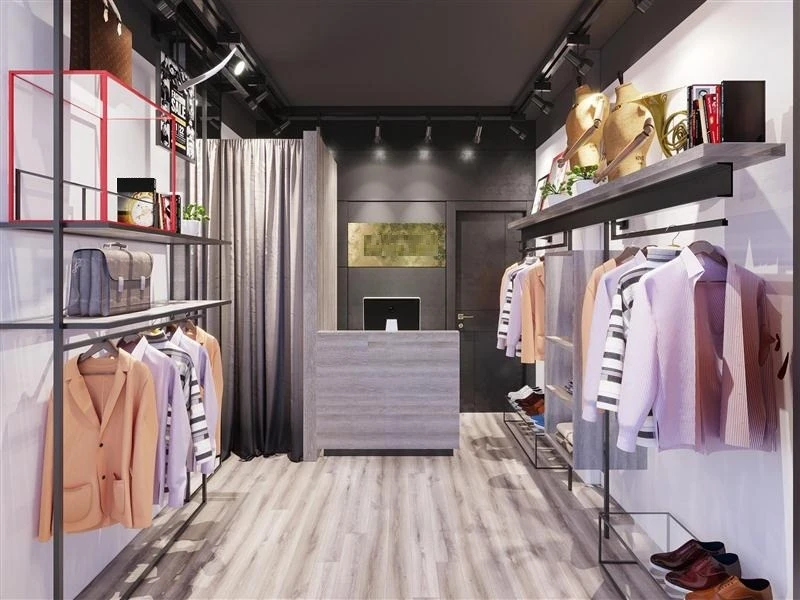 bo-tri-khong-gian-hop-ly-1 Thiết Kế Shop Quần Áo Nhỏ Gọn