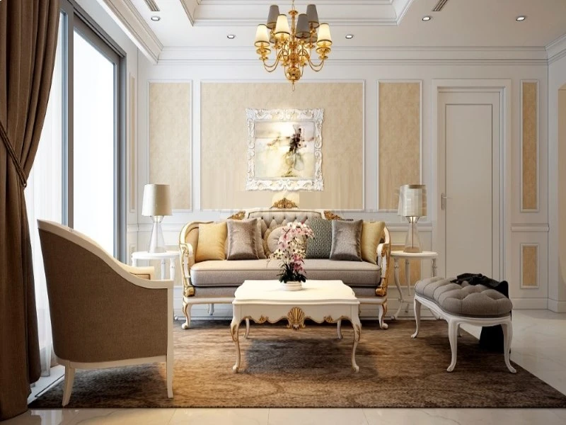 chung-cu-phong-cach-co-dien Decor Nhà Chung Cư Hiện Đại 2023
