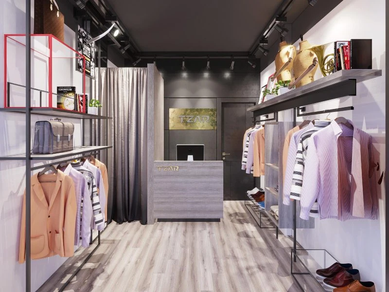 mau-sac-trang-nha Thiết Kế Shop Quần Áo Nam Nhỏ Đẹp