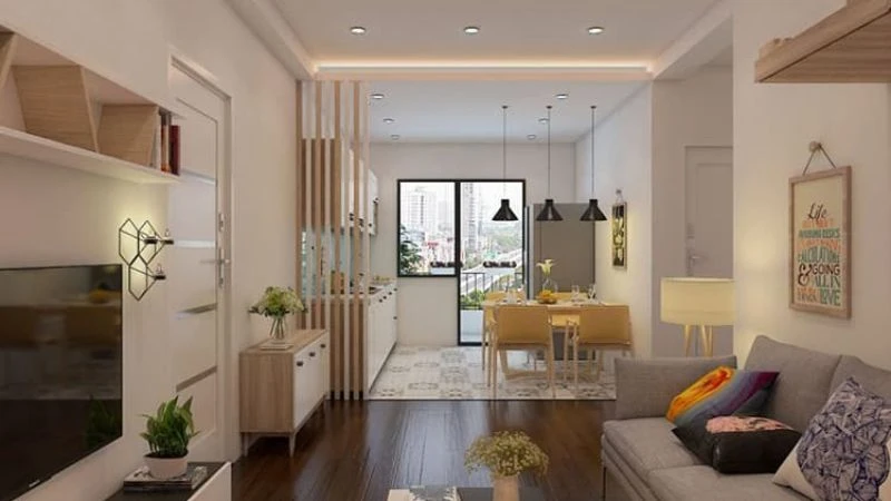 phong-khach-can-ho-50m2-dep Cách Bố Trí Căn Hộ 50m2