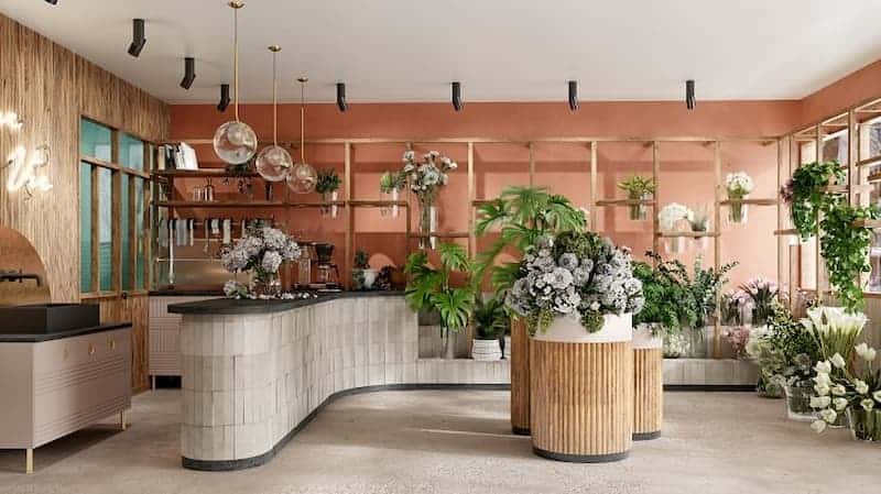 Thiết Kế Shop Hoa Hiện Đại 11 sang trong va hien dai