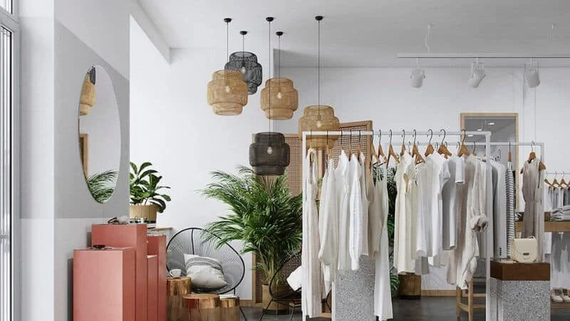 thiết kế shop thời trang nữ nhỏ đẹp
