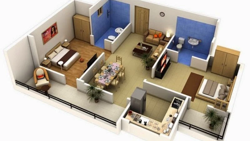 thiet-ke-chung-cu-100m2-dep-toi-tung-chi-tiet Thiết Kế Nhà Chung Cư Đẹp 100m2