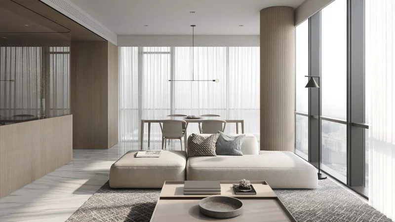thiết kế chung cư tối giản
