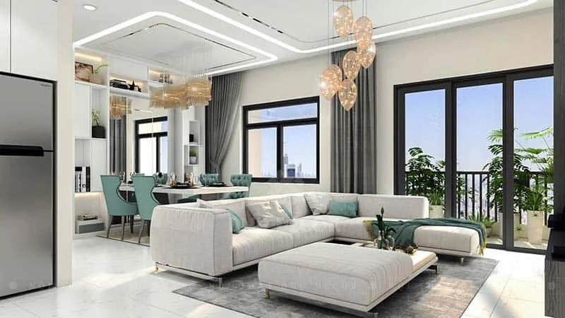 thiết kế nhà chung cư đẹp 100m2