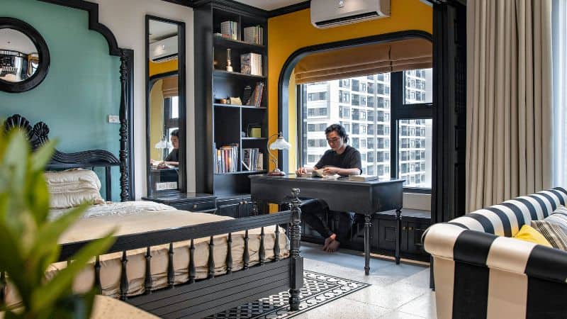 Mẫu Thiết Kế Chung Cư Phong Cách Indochine 3 thiết kế chung cư phong cách indochine