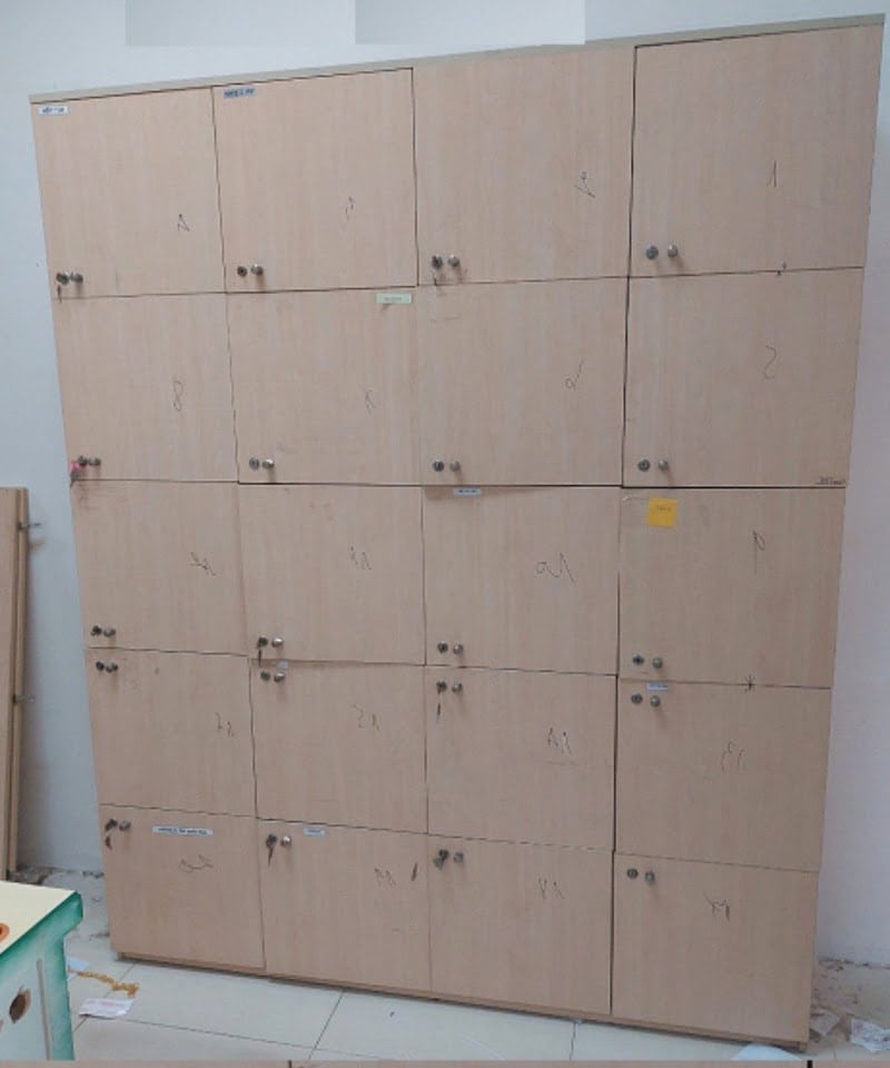 Tủ Locker 20 Ngăn 5 Tủ locker 20 ngăn