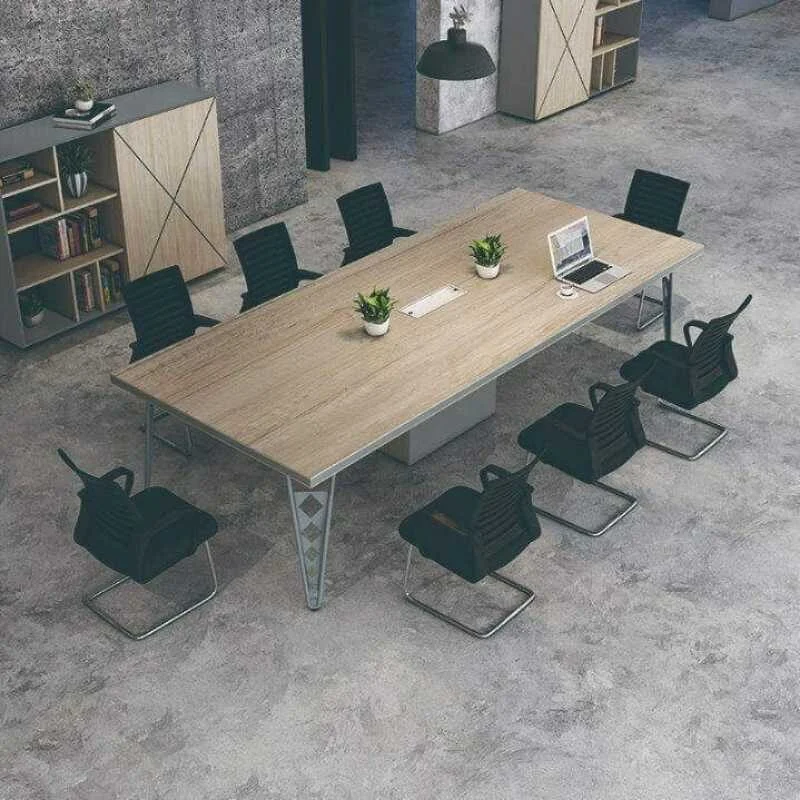 Bàn họp phòng nhỏ gỗ công nghiệp