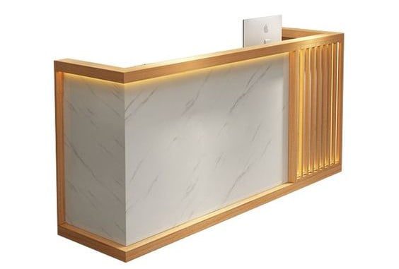Quầy Lễ Tân Ốp Đá 11 QuẦy LỄ TÂn 6