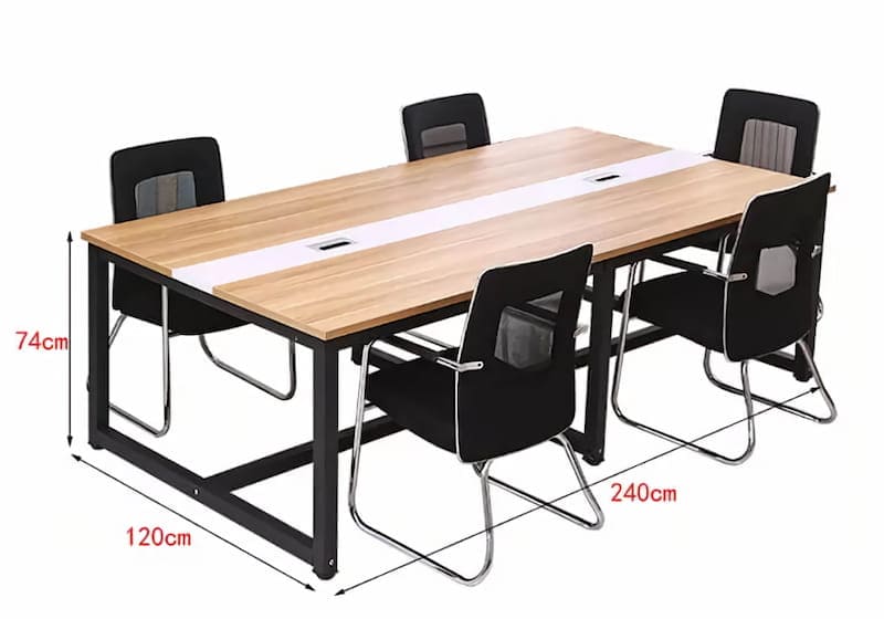 Kích thước bàn họp 6 người 1 Kích thước bàn họp 6 người